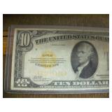 $10 GOLD CERT. 1928 Ser# A73255190A
