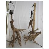 Deer Antler Lamps Some Breaks On End