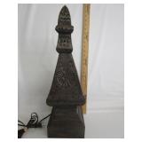 Metal Art Table Top Light Not Tested