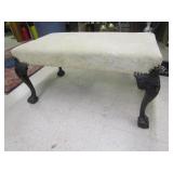 Queen Ann Style Cushioned Bench 39'Wx22'D Queen Ann Style Cushioned Bench 39'Wx22'D