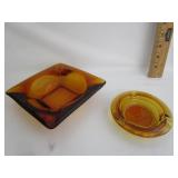 Mid Century Glass Ashtrays,Best Western Mid Century Glass Ashtrays,Best Western