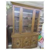 Mid Century China Cabinet 49'Wx15'Dx73'T Mid Century China Cabinet 49'Wx15'Dx73'T