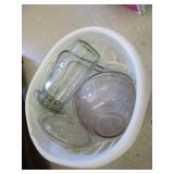 Basket Of Glass Bakeware Basket Of Glass Bakeware