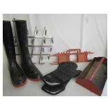 Rubber Boots Size 9,Tool Tray,Cord Wraps Rubber Boots Size 9,Tool Tray,Cord Wraps