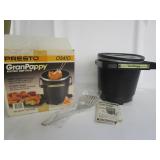 Unused Presto Granpappy Deep Fryer Unused Presto Granpappy Deep Fryer