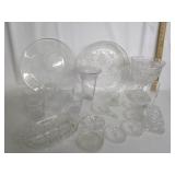 Mid Century Glass,Christmas Platters Mid Century Glass,Christmas Platters