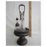 1800's Victorian Cruet Silver Plate 1800's Victorian Cruet Silver Plate