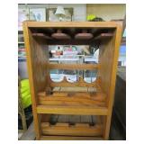 Wood Wine Cabinet 15'Wx12'Dx25'T Wood Wine Cabinet 15'Wx12'Dx25'T
