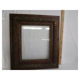 Antique Wood Frame W/Glass Antique Wood Frame W/Glass