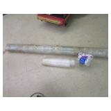 Roll Of Vinyl.Plastic,Bag Of Grout Roll Of Vinyl.Plastic,Bag Of Grout