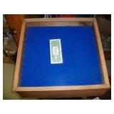 Lockable Glass/Wood Display: 20'WX19'DX6'/10'T