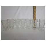 Vintage Hazel Atlas Glass Goblets