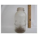Antique Atlas Strong Shoulder Mason Jar