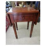 Mid Century Side Table Sides Fold Up