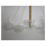 Vintage Glass w/Candy Dishes