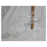 Mid Century Blown Glass,Princess House Crystal