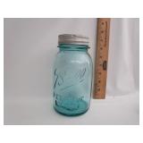 #1 Antique Blue Ball Jar