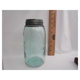 Antique Blue Mason Jar