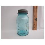 #8 Antique Blue Ball Jar