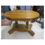 Oval Oak Side Table