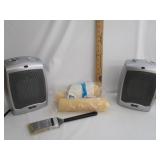 Lasko Mobile Electric Heaters,Paint Rollers,Brush