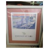 Boardwalk Art Show Framed Poster 30'x32'