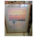 1996 North Carolina Seafood Festival Framed Poster