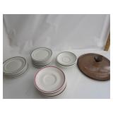 Vtg Restaurant Plates,Buffalo,Wellsville,McNicol