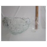 Mid Century Smith Cupped Punch Bowl,Vase