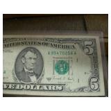 $5 1988A Ser# A95470256A