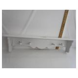 Display Shelf W/Coat/Hat Hanger