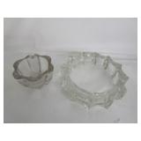 Mid Century Glass Ashtrays