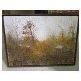 Acrylic Painting Signed David Lakish 17'x24'