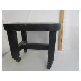 Mid Century Stool On Wheels