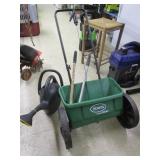 Scotts Broadcaster,Water Can,Pruners