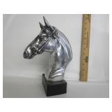 Pewter Or Brass Made Horse Head Bust