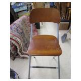 Mid Century Barstool Folds Up