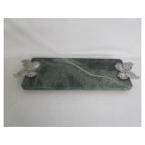Arthur Court Butterfly Cheese Marble Cutting Bd