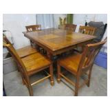 Pub Table W/Leaf 35.5'x53'/Leaf 18'Dx53'