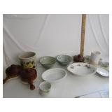 Vintage Dishes,Stoneware,Oriental Bowls