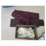 Rolls Of Material,Vtg Doll Clothes