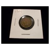 1901 Bronze Indian Cent