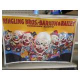 Ringling Bros Circus Poster 23'x35' Not Mint