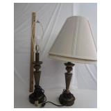 Pair Of Lamps With Oulets On The Base