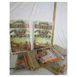 Lots Of Old Paper Advertisements