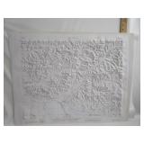 Big Delta Alaska Raised Map
