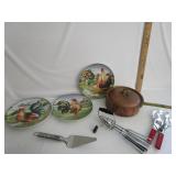 Copper Pot,Rooster Plates,Hand Mixer