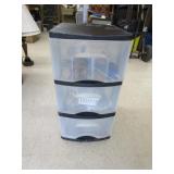 Plastic Storage W/Items