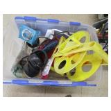 Tote Full Of Items,Cord Reel,Ear Muffs,Ect