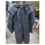Leather Coat Med
